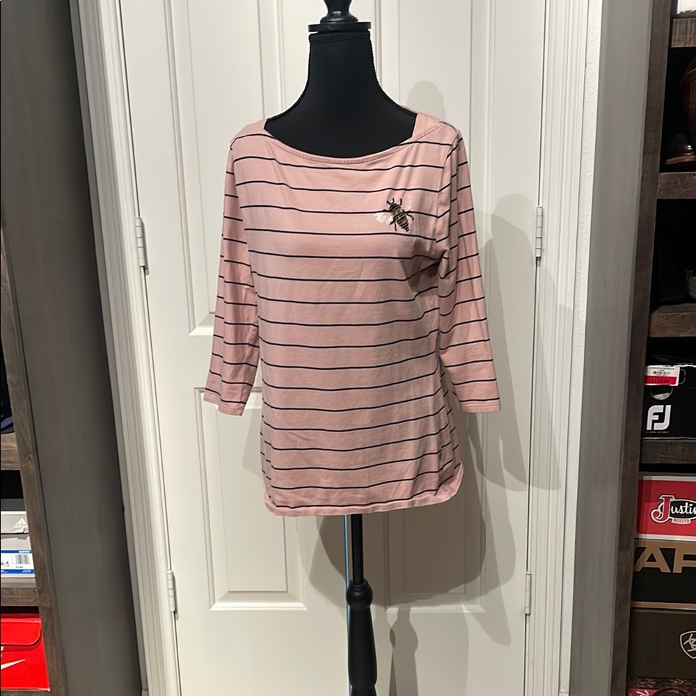 A New Day Pink Boxy Blouse with Relaxed Fit (B)